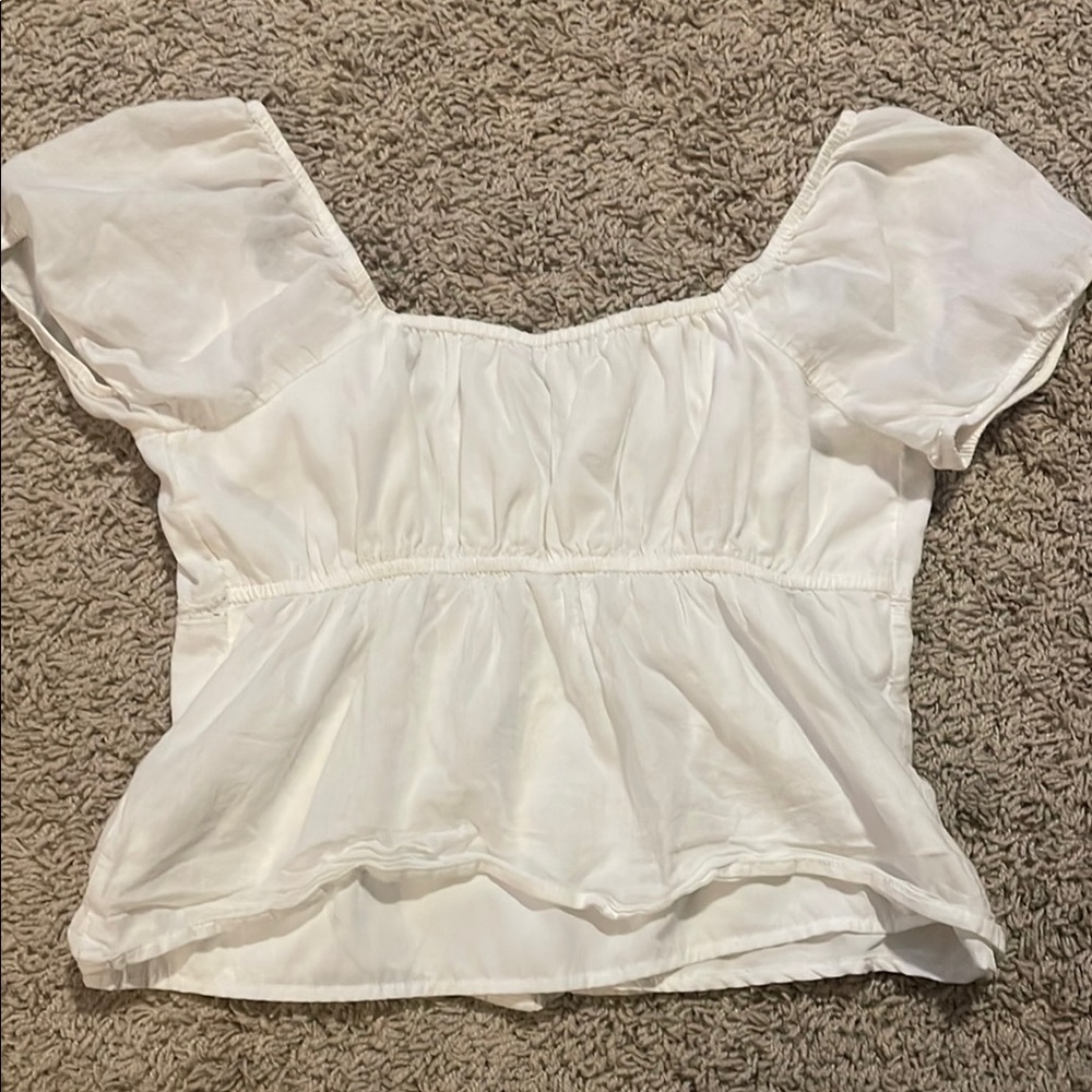 Hollister White Blouse - Picture 2 of 2